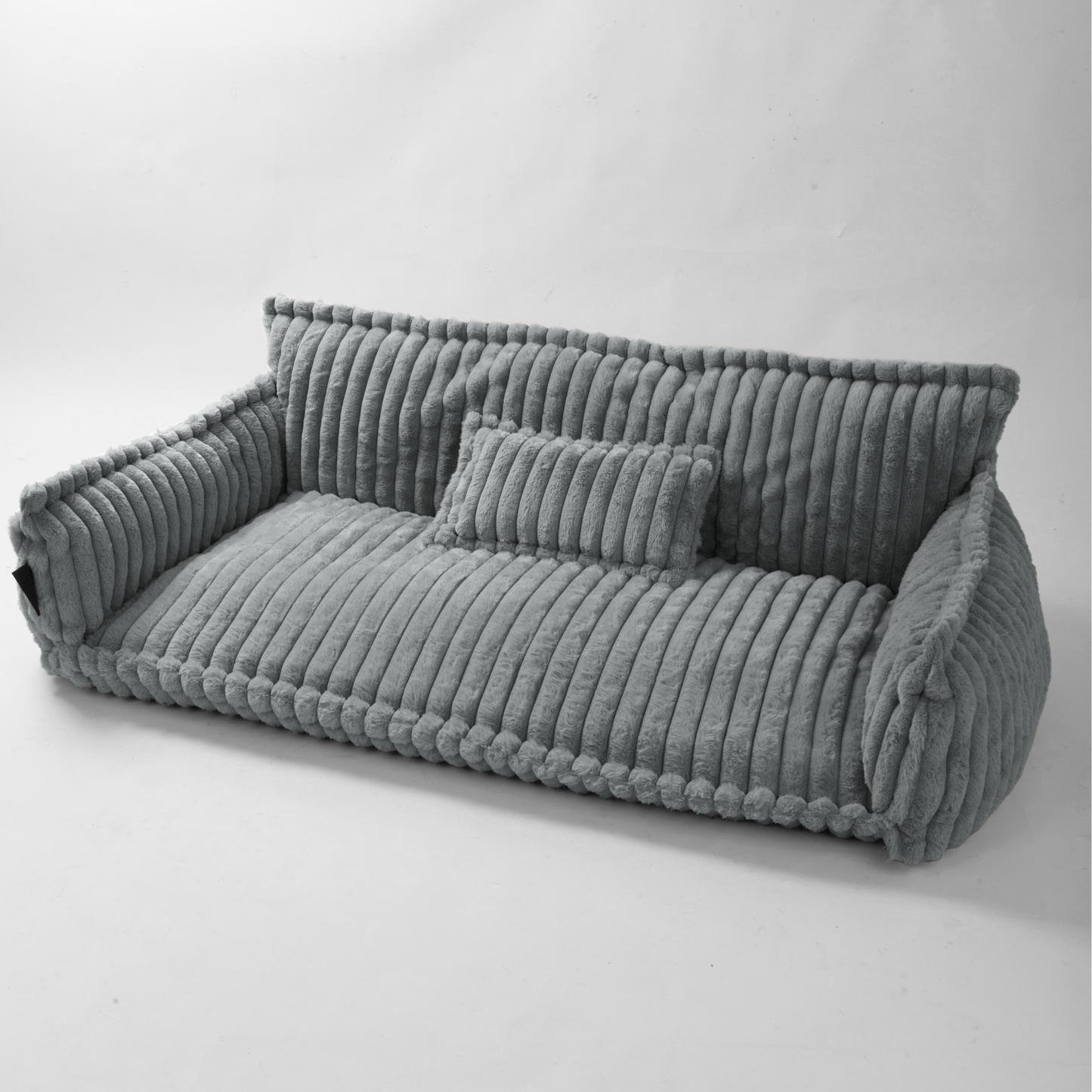 Haustiersofa 'Chaffar' - Für Katzen und Hunde - Moderner Stil - Cord Design - Orthopädische Matratze