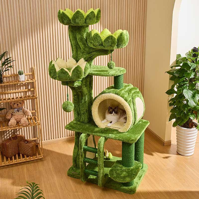 Verdant Wilderness Kletterturm für Katzen