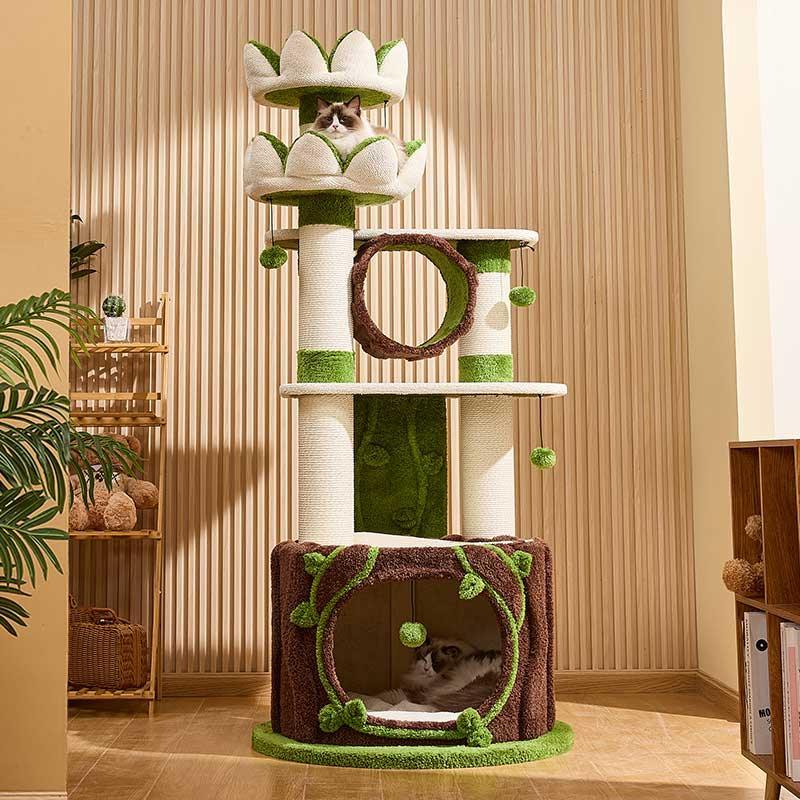 Verdant Wilderness Kletterturm für Katzen