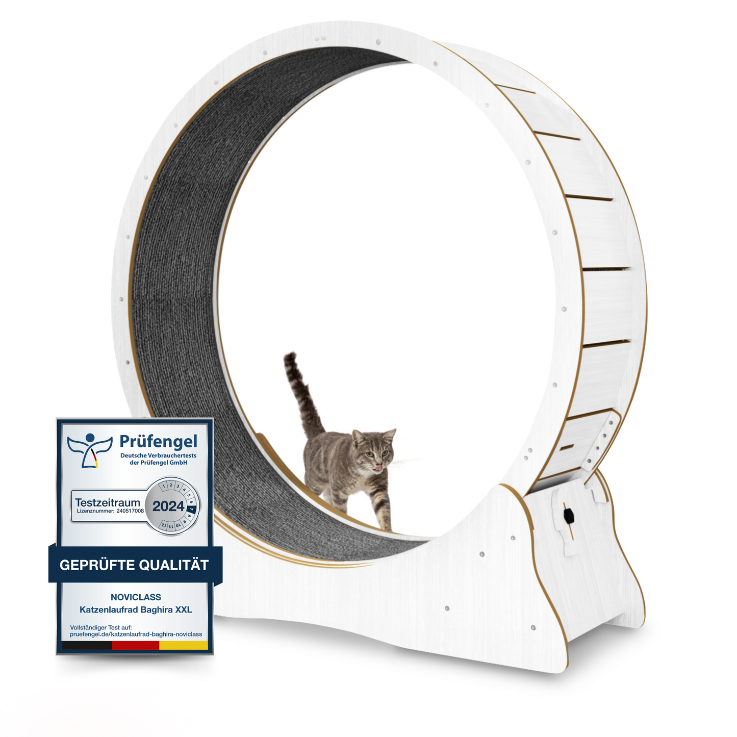 Katzenlaufrad 'Baghira' XXL Groß 120cm Innendurchmesser