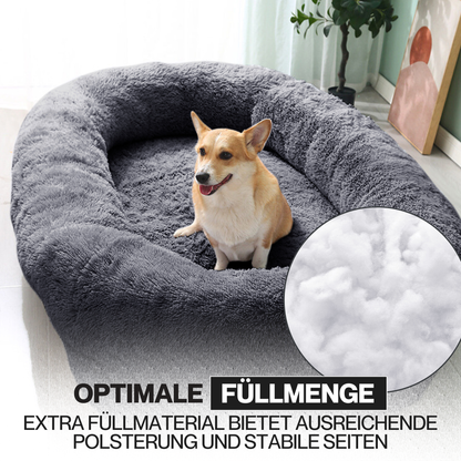 Orthopädisches Hundebett für Menschen "Balu" XXL 190cm inkl. Decke und Kissen