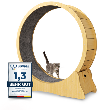 Katzenlaufrad 'Baghira' XXL Groß 120cm Innendurchmesser