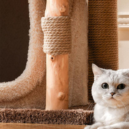 Deluxe großes Katzenklettergerüst-Baumhaus