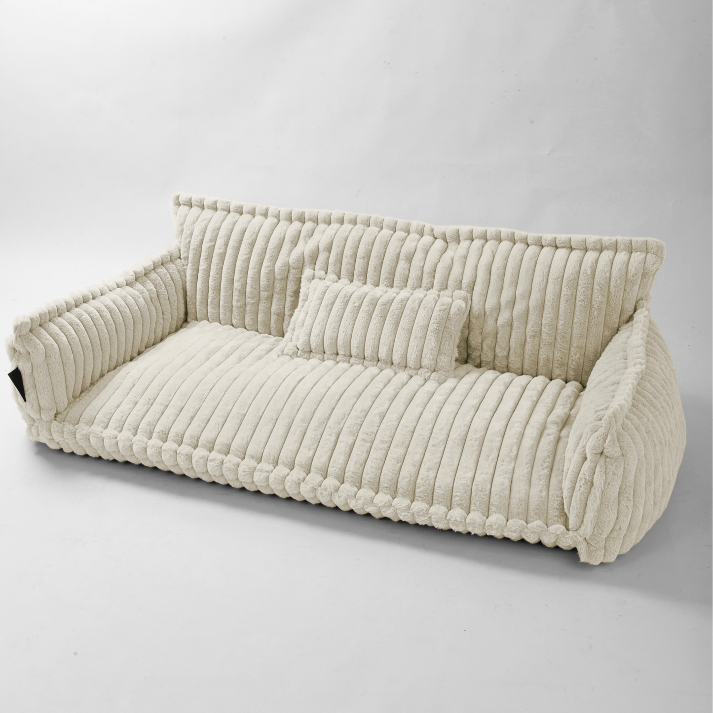Haustiersofa 'Chaffar' - Für Katzen und Hunde - Moderner Stil - Cord Design - Orthopädische Matratze