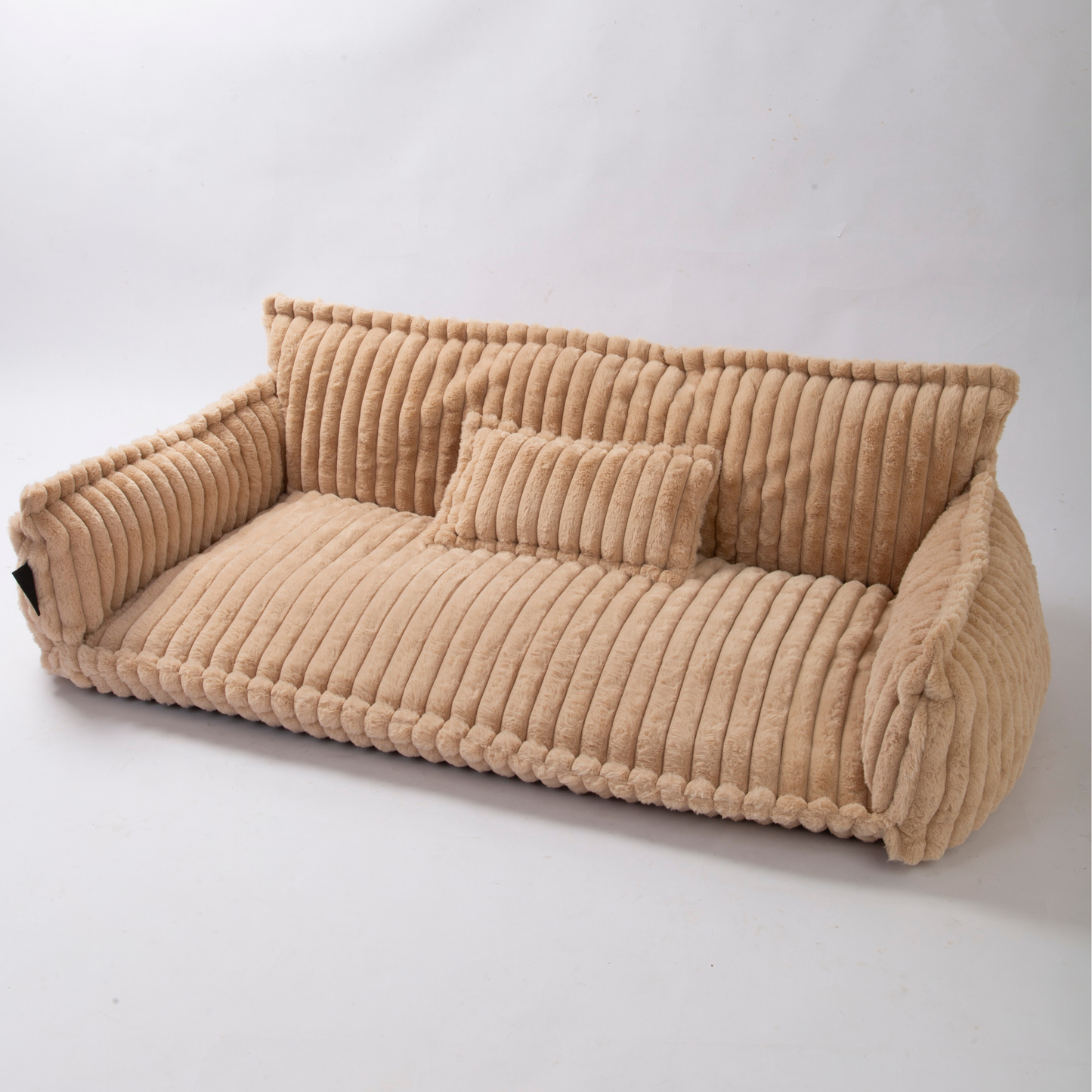 Haustiersofa 'Chaffar' - Für Katzen und Hunde - Moderner Stil - Cord Design - Orthopädische Matratze