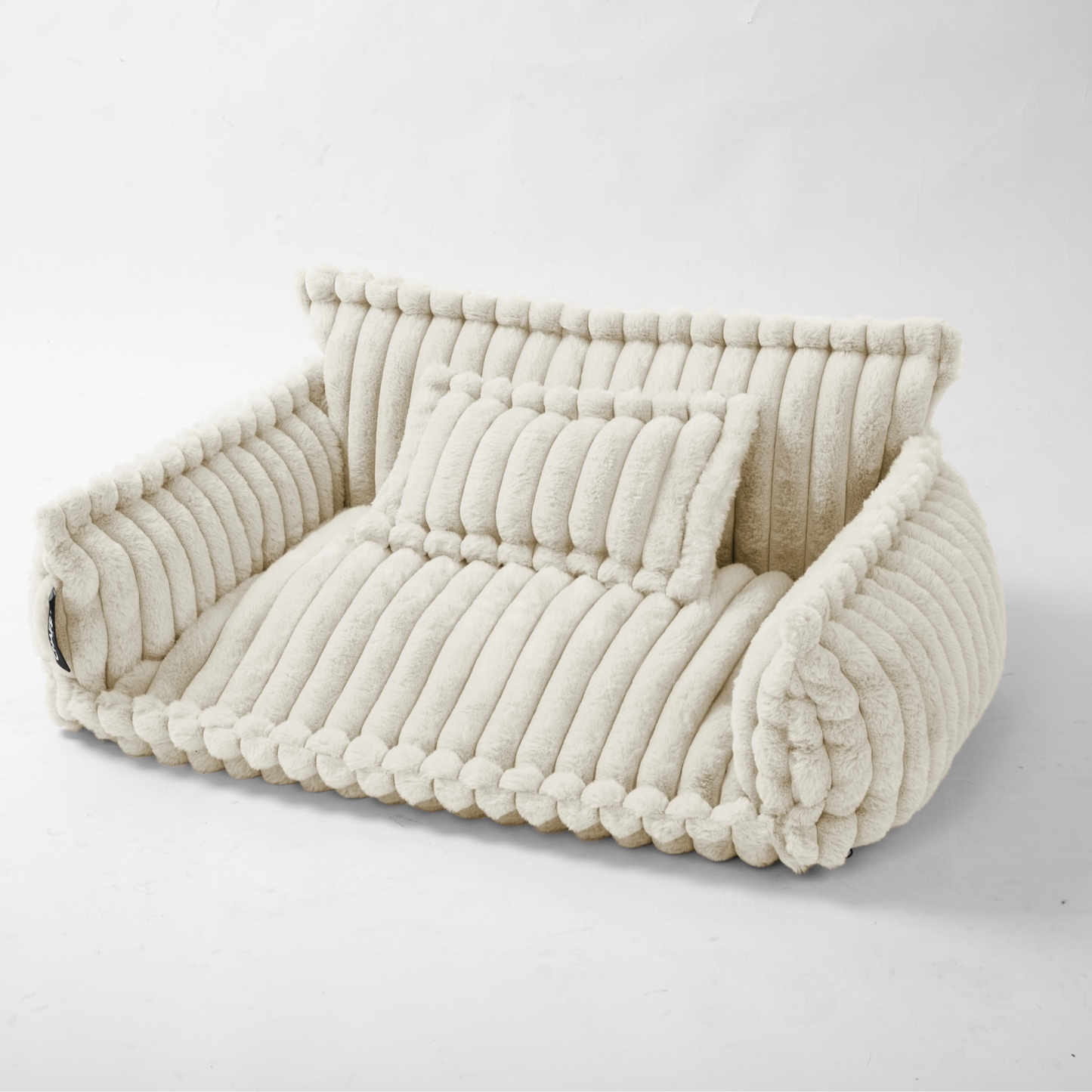 Haustiersofa 'Chaffar' - Für Katzen und Hunde - Moderner Stil - Cord Design - Orthopädische Matratze