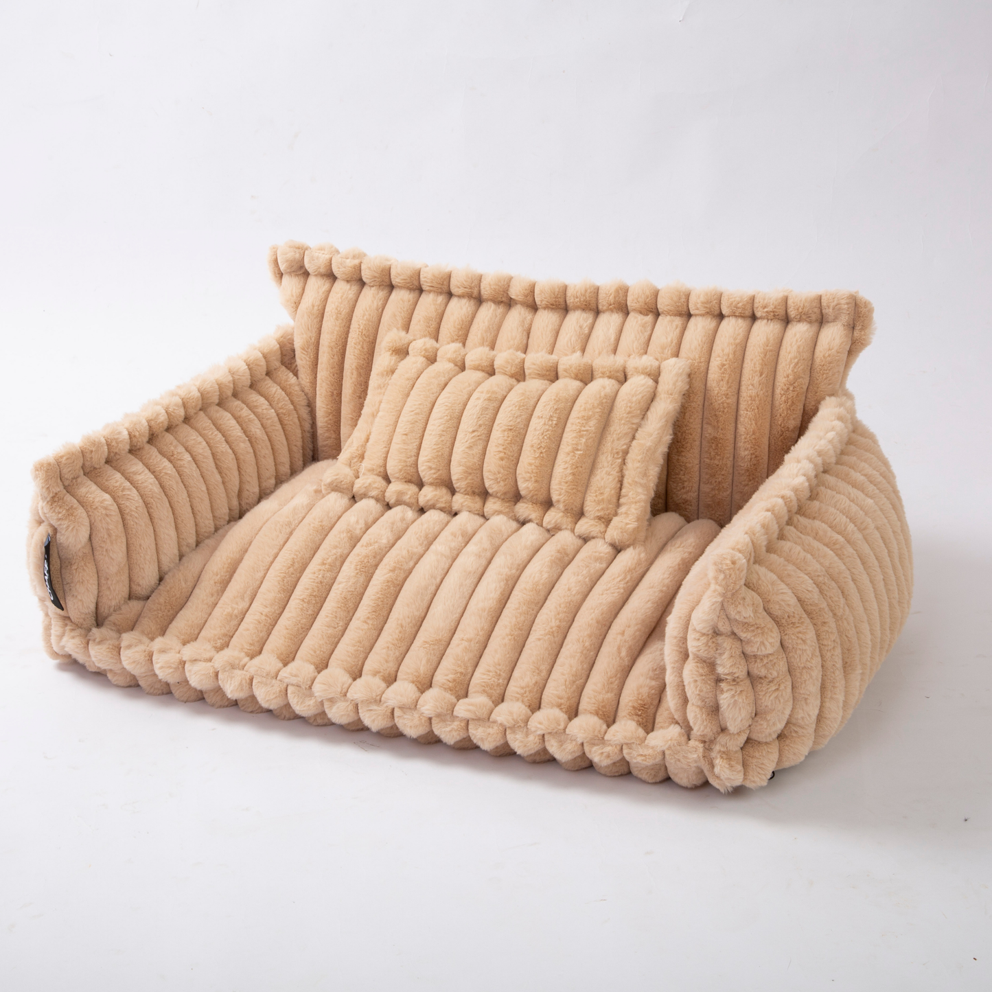 Haustiersofa 'Chaffar' - Für Katzen und Hunde - Moderner Stil - Cord Design - Orthopädische Matratze