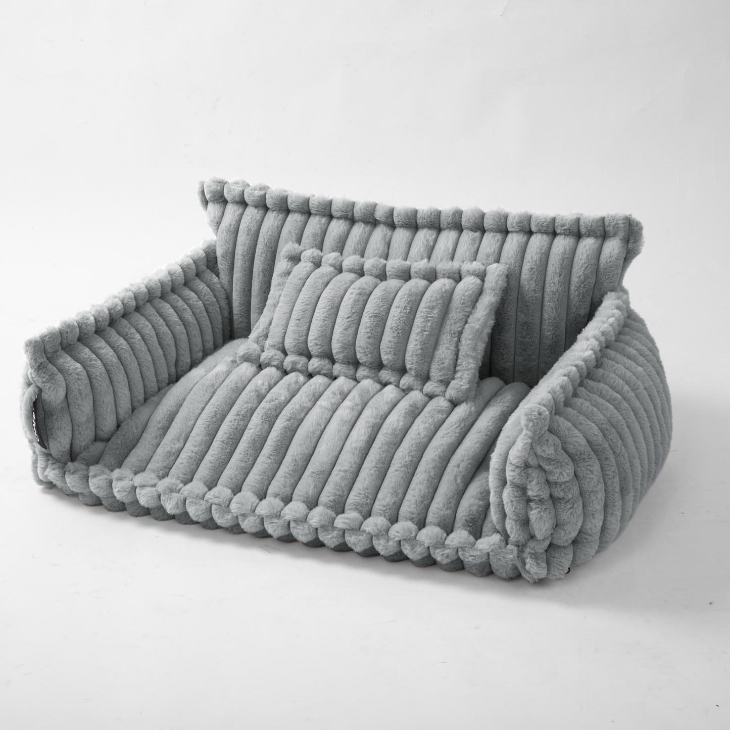 Haustiersofa 'Chaffar' - Für Katzen und Hunde - Moderner Stil - Cord Design - Orthopädische Matratze