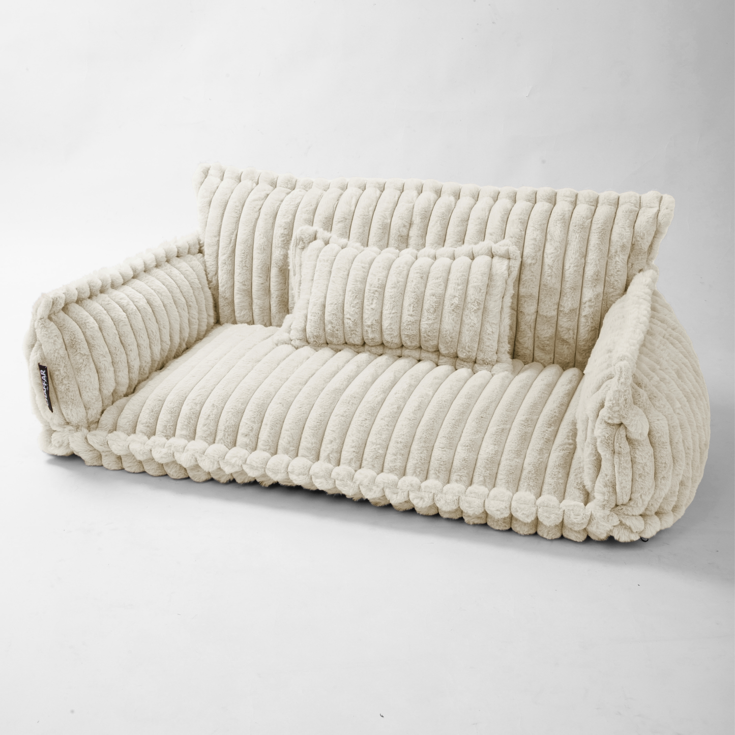 Haustiersofa 'Chaffar' - Für Katzen und Hunde - Moderner Stil - Cord Design - Orthopädische Matratze