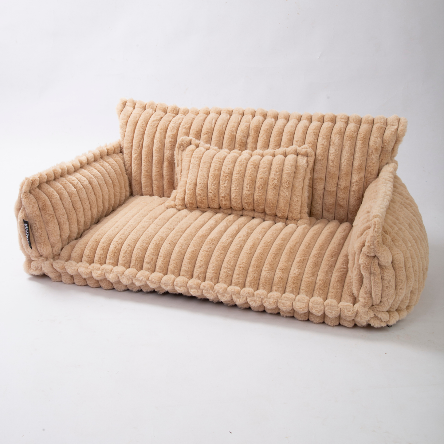 Haustiersofa 'Chaffar' - Für Katzen und Hunde - Moderner Stil - Cord Design - Orthopädische Matratze