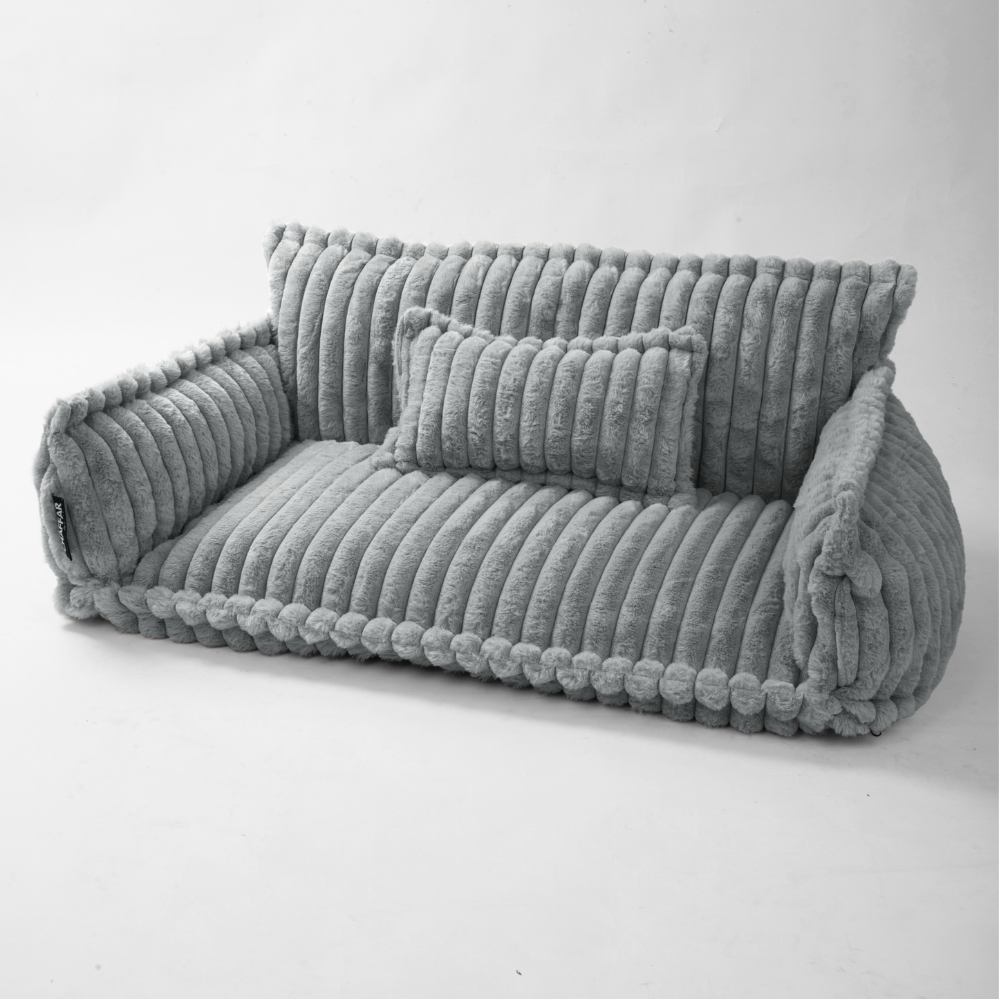 Haustiersofa 'Chaffar' - Für Katzen und Hunde - Moderner Stil - Cord Design - Orthopädische Matratze