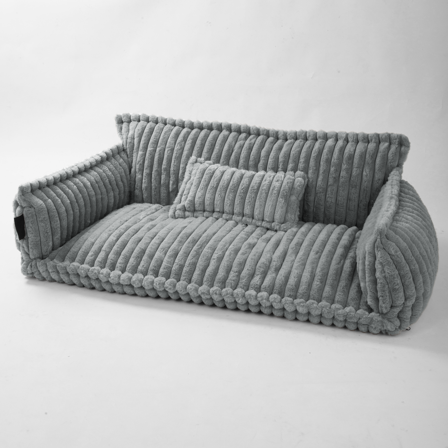 Haustiersofa 'Chaffar' - Für Katzen und Hunde - Moderner Stil - Cord Design - Orthopädische Matratze